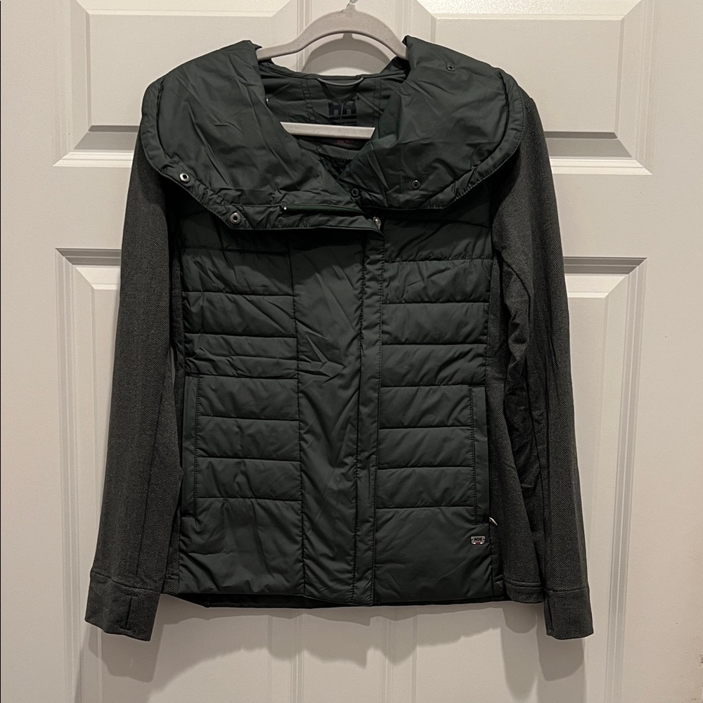 Helly Hansen Dark Green Quilted Jacket - M
